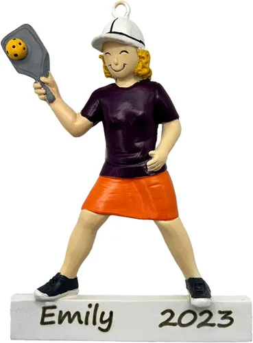 Miniatura 7 de Regalo de pickleball – Regalo de jugador de pickleball para hombres – Papá Abuelo Entrenador – Adorno de árbol de Navidad