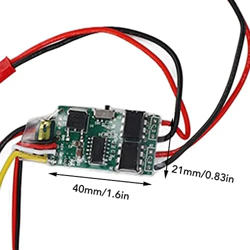 Miniatura 5 de VBESTLIFE Controladores de velocidad eléctricos, 2 unids cepillado ESC Dual Way Bidireccional ESC para RC modelo barco 130 180 motor cepillado