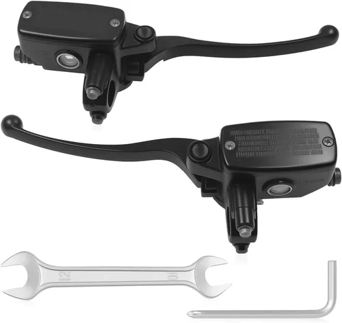 Cilindro maestro de embrague de freno de 7/8 pulgadas 0.866 in para Honda Yamaha Suzuki Kawasaki, manillar de 7/8 pulgadas para motocicleta