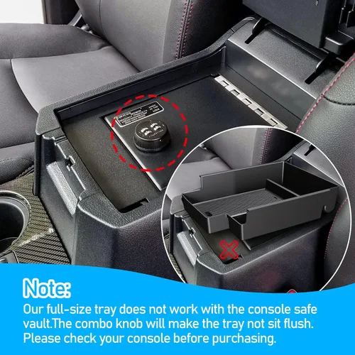 Miniatura 3 de DIAMOOKY Organizador de consola central mejorado para Toyota 4Runner 2024 2023 2022 2021 2020 2019 2018 2017 2016-2010, bandeja de accesorios