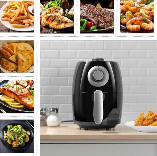 Miniatura 4 de Freidora de aire – Freidora eléctrica de 2.3 cuartos de galón para una cocina más saludable – Aparato compacto con interior antiadherente – Gadgets