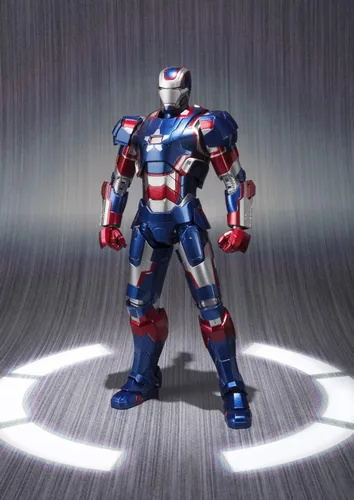 Miniatura 2 de TAMASHII NATIONS Bandai S.H. Figuarts Iron Patriot Iron Man 3 Figura de acción