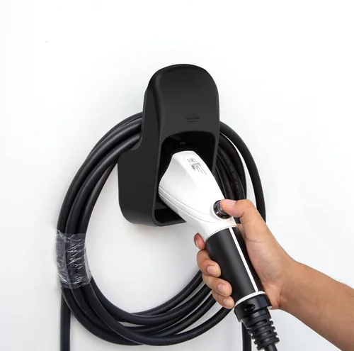 Miniatura 2 de 【Actualizado】 Soporte para cargador de vehículos eléctricos no oxidante – Funda SAE J1772 de alta calidad montada en la pared para gestión de cables