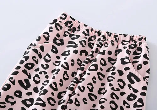 Miniatura 8 de Avidqueen Toddler Baby Girls Leopard Print Clothes Set Long Sleeve T-Shirt Tops and Pants 2pcs Outfits