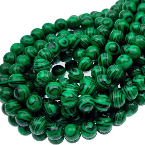 Miniatura 7 de Cuentas de ágata de pavo real natural de 0.236 in, cuentas redondas lisas de materiales de bricolaje, pulsera, collar, aretes, fabricación de joyas