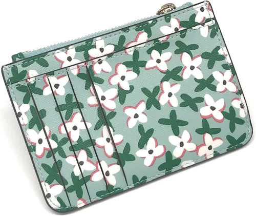 Miniatura 3 de Kate Spade New York Laurel Way Bitsy Tarjetero (Aphrodite Green Floral Multi), Verde, Cartera con tarjetero