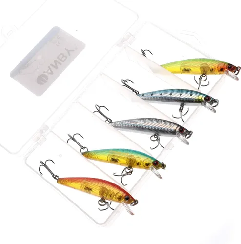 Miniatura 9 de Señuelos de pesca Probado Color explosivo Especial Minnow Swimbait Vibrating Jigging Señuelos de pesca de agua dulce y salada con anzuelo Aparejos