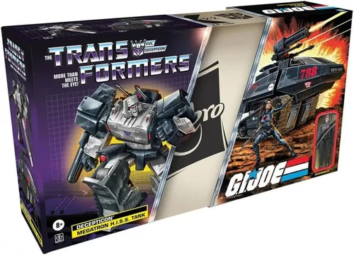 Hasbro Transformers x G.I. Joe Collaborative Mash-Up Megatron H.I.S.S. - Figura de acción de tanque y baronesa (2 unidades)