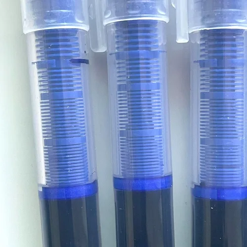 Miniatura 9 de sencoo Paquete de 10 bolígrafos azules de punta extrafina de tinta líquida, de secado rápido, para estudiantes en casa, oficina, escuela