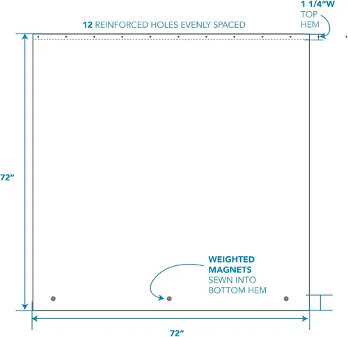 Miniatura 2 de InterDesign PEVA calibre 3 forro de cortina de ducha – resistente al moho, última intervensión de PVC, 100% poliéster, Transparente, Estándar