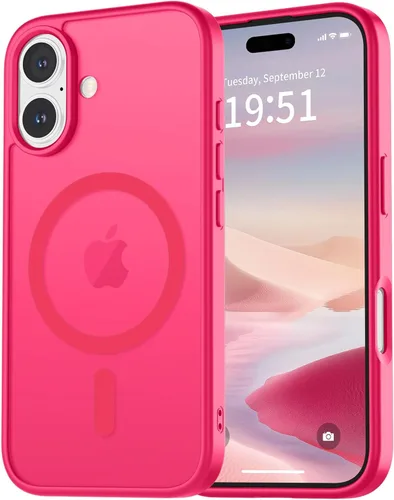 Miniatura 114 de vnnink para iPhone 12 y iPhone 12 Pro, funda de teléfono celular translúcida con protección contra caídas de grado militar, mate magnética
