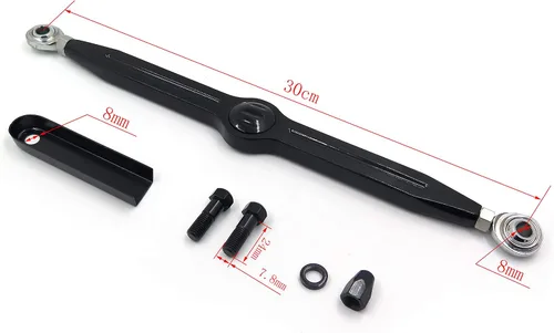 Miniatura 3 de MT288-015 - Enlace de Cambio de Marchas CNC Negro Compatible con Harley Custom Street Glide FLHX 2006-2014