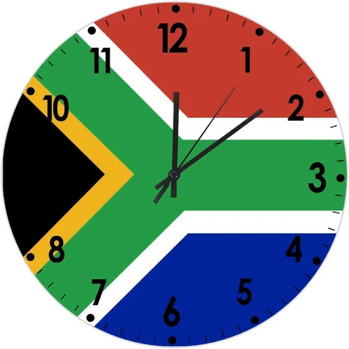 Miniatura 635 de Cheyan Reloj de pared con bandera de Canadá de 12 pulgadas, silencioso, sin tictac, de PVC, funciona con pilas, reloj redondo decorativo, regalo