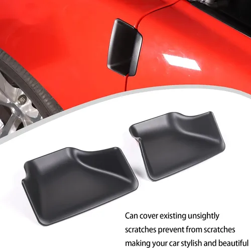 Miniatura 5 de Lcojicep Cubierta decorativa de ABS para manija de puerta, compatible con Corvette C6 2005-2013, cubierta de cuenco para manija de puerta exterior