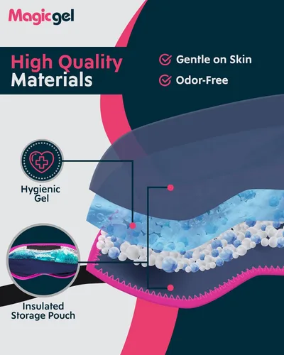 Miniatura 5 de Magic Gel Paquete frío de máscara de ojos Paquete de 2 mascarillas refrescantes para dormir Máscara de ojos fríos Reuable y compresa de ojos