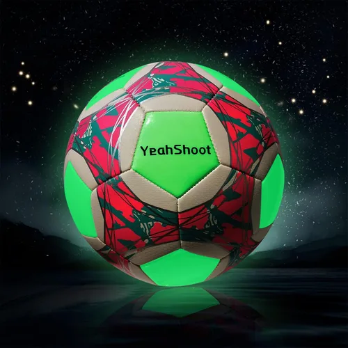 Miniatura 8 de Balón de fútbol que brilla en la oscuridad tamaño 5 con bomba de luz para adolescentes y adultos, regalos de fútbol