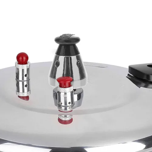 Miniatura 6 de Hemoton Juego de accesorios para olla a presión, 4 piezas de repuesto, incluyendo válvula de escape de puerta limitadora de presión, cubierta