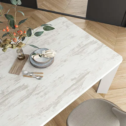 Miniatura 4 de VEELIKE 15.7" x 118" Papel pintado de concreto beige despegar y pegar, papel de contacto de concreto para encimeras impermeable, papel pintado