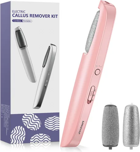 Miniatura 7 de LINKEVAP - Removedor de callos eléctrico para pies, kit profesional de pedicura, limpiador de pies para piel seca, muerta, agrietada y dura, kit