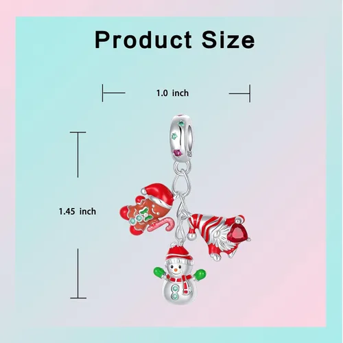 Miniatura 142 de LUXILLA Abalorio de plata de ley 925 para madre, hija, abuela, para familia, amor, madre, hija, abuela, para pulseras, collares, dijes, abalorios