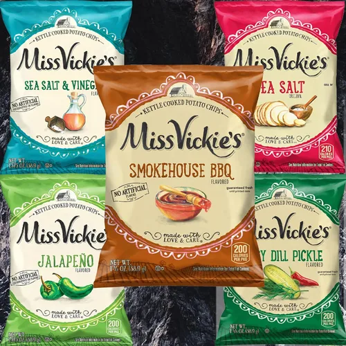 Miniatura 6 de Miss Vickie's Kettle Cooked Potato Chips Variety Pack, 1.375 oz (Pack of 15) Bundled by Shoppyway