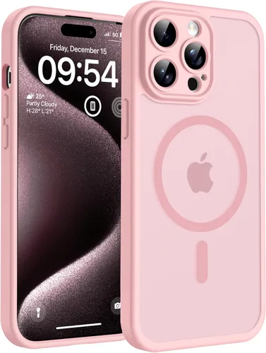 Miniatura 167 de TOCOL Funda magnética 3 en 1 para iPhone 14 Pro, mejorada [protección completa de cámara] con 2 protectores de pantalla, funda de grado militar Azul