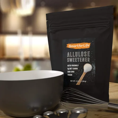 Miniatura 5 de Smart for Life Edulcorante de alulosa - Edulcorante keto cero carbohidratos netos, bajo en calorías, sustituto natural del azúcar cetogénico