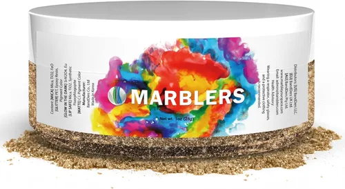 Miniatura 69 de MARBLERS - Polvo de mica de grado cosmético, nacarado, no tóxico, vegano, libre de crueldad, sombra de ojos, esmalte de uñas, arte de uñas, [Gris]