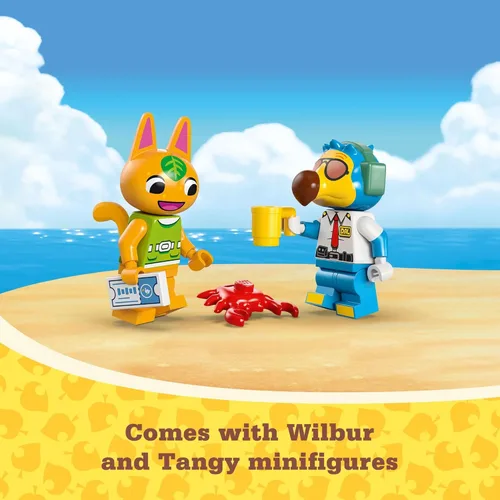 Miniatura 6 de LEGO Animal Crossing Fly with Dodo Airlines Airport Playset, juguete de avión para niños y minifigura piloto inspirada en la serie de videojuegos