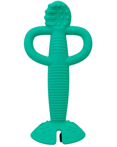 Miniatura 10 de Busy Baby Cuchara de dentición - Mordedor 2 en 1 y cuchara de entrenamiento para autoalimentación, apta para lavavajillas, sin BPA, silicona