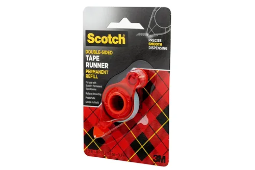 Miniatura 3 de Scotch Recambio Permanente de Cinta Adhesiva de Doble Cara con Aplicador, Seguro para Fotos, 0.31 x 49 Pies (6055-R) (Paquete de 2)