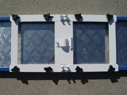 Miniatura 4 de 9' perro Agility Teeter (sierra transparente), aluminio con superficie de goma