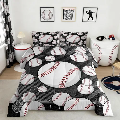 Miniatura 52 de Juego de edredón de caricaturas de autos para adolescentes, juego de ropa de cama de transporte urbano, ropa de cama para decoración del hogar