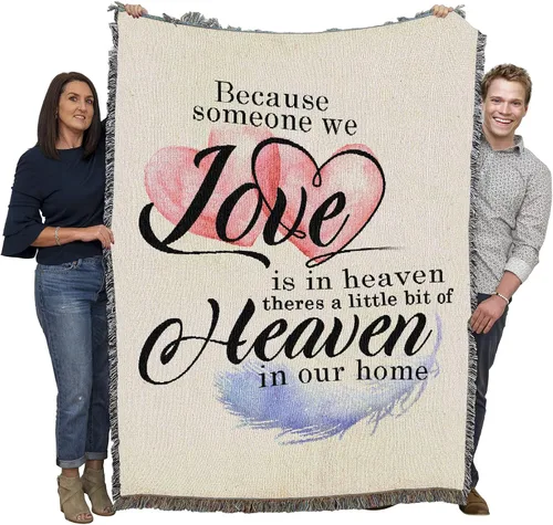 Miniatura 24 de Pure Country Weavers Manta con texto en inglés «Wherever A Beautiful Soul Has Been, There is A Trail of Beautiful Memories», tapiz de regalo