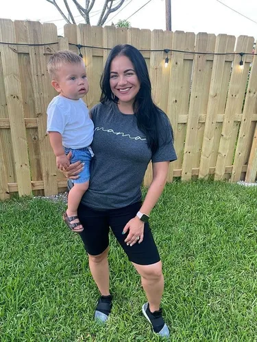 Miniatura 3 de ASTANFY Camiseta de manga corta para mujer con estampado de letras para mamá
