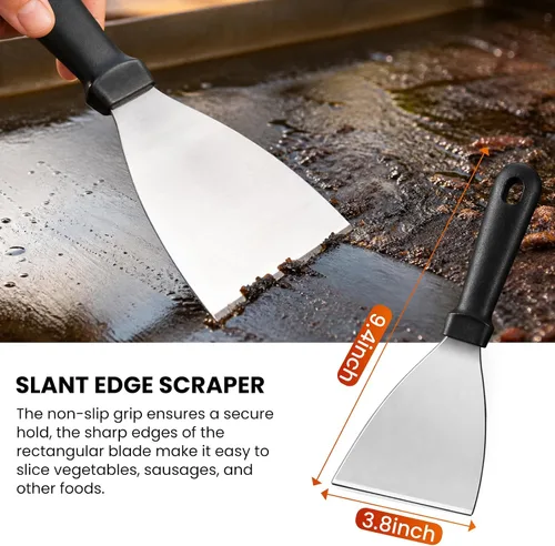 Miniatura 5 de Kit de accesorios para plancha, juego de 144 piezas de herramientas para plancha y parrilla para Blackstone y Camp Chef, juego profesional