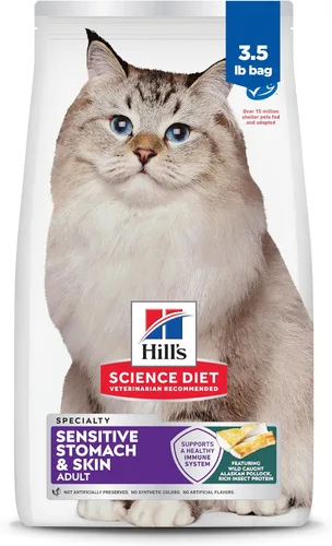 Miniatura 16 de Comida seca para gatos con piel y estómago sensible, de Hill's Science Diet
