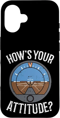 Miniatura 32 de Hows Your Attitude Funny Altitude Aviation Humor Pilot Gift Case for iPhone 17
