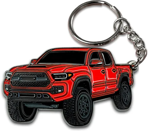 Miniatura 9 de Llavero Tacoma – Accesorios Tacoma 2016-2022 mods 2023 2024 Cool Key Chain Fob Cover 3ª generación Toy Truck Quicksand