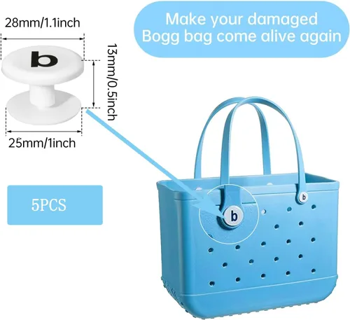 Miniatura 2 de 5 botones de repuesto para bolsa de playa, accesorios de bolsa Boggg, remaches de repuesto para bolsa de playa, accesorios de goma