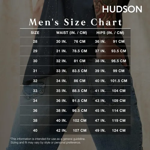Miniatura 4 de HUDSON Blake Slim - Jeans de pierna recta para hombre