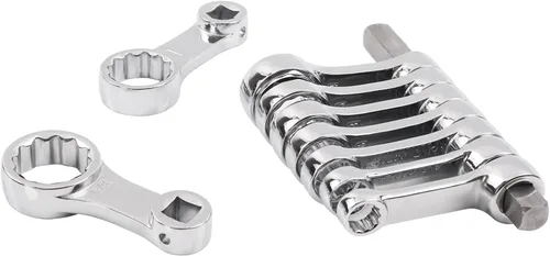 DISEN - Juego de adaptadores de par SAE de 9 piezas, adaptador de llave dinamométrica duradero, 3/8 Drive, 12 puntas, 3/8, 7/16, 1/2, 9/16, 5/8,