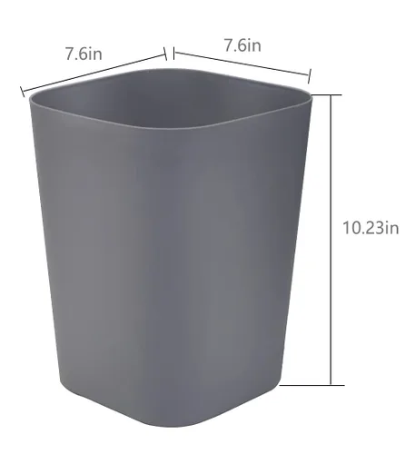 Miniatura 2 de Cubo de basura pequeño de 2 galones, cubo de basura cuadrado para baño, dormitorio, cocina, encimera debajo del fregadero