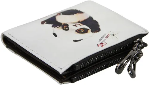 Miniatura 5 de Cartera plegable de piel sintética para mujeres y niñas, Panda