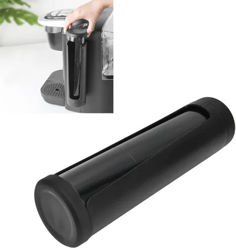 Miniatura 7 de OUKENS Soporte para filtro de café, dispensador de tapa abatible a prueba de polvo con ventana visual, se adapta a 50-70 filtros de papel