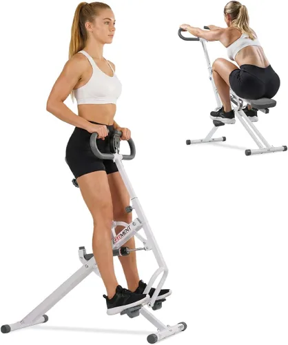 EFITMENT Rower-Ride Máquinas de sentadillas para entrenador de ejercicio en casa, entrenamiento corporal total, abs y glúteos, asistencia para