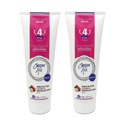 Miniatura 5 de CARSON LIFE Kit de sistema de cuidado del cabello de 4 etapas para cabello rizado