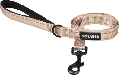 Miniatura 13 de Best Pet Supplies Correa reflectante Voyager para perros con mango de neopreno, para razas pequeñas, medianas y grandes, bonita y resistente