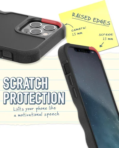 Miniatura 4 de Smartish Funda para iPhone 12 Pro Max Armor - Gripzilla [resistente + protectora] Funda de agarre delgada y resistente - Black Tie Affair