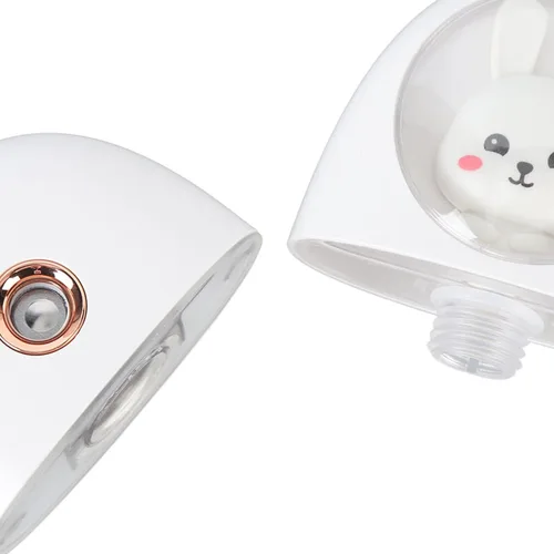 Miniatura 7 de Mister facial, 1.5 fl oz (1.2 fl oz) lindo animal facial rociador de niebla facial recargable por USB, mini humidificador facial portátil